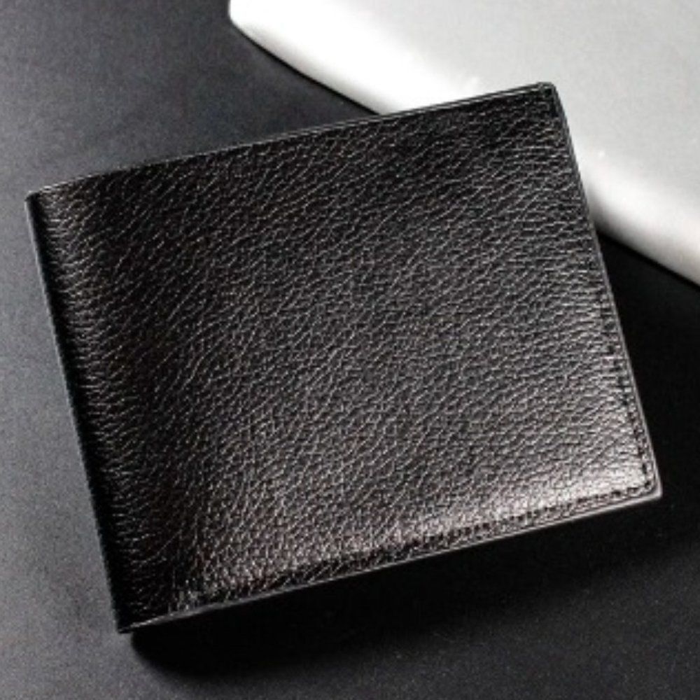 3for$20 Men's Business Style Simple Pu Leather Short Wallet daily use
